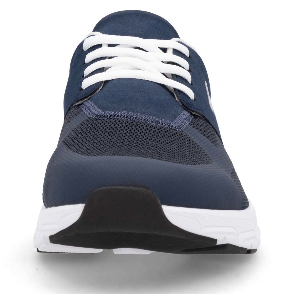 Rieker 09100-14 Men's Leather Sneaker Blue