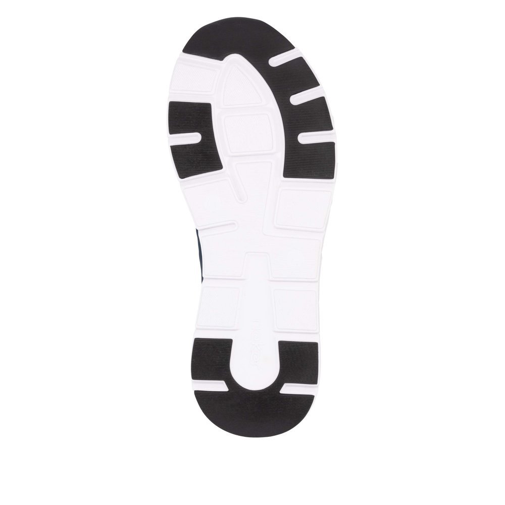 Rieker 09100-14 Men's Leather Sneaker Blue