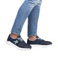 Rieker 09100-14 Men's Leather Sneaker Blue