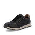 Rieker B0504-00 Men's Leather Sneaker Black