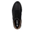 Rieker B0504-00 Men's Leather Sneaker Black