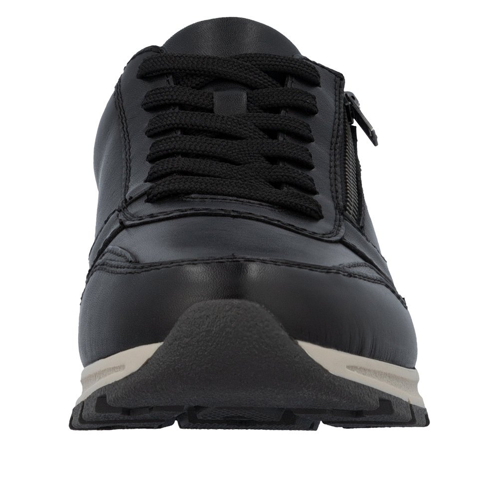 Rieker B0504-00 Men's Leather Sneaker Black