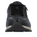 Rieker B0504-00 Men's Leather Sneaker Black