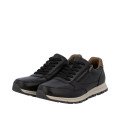 Rieker B0504-00 Men's Leather Sneaker Black