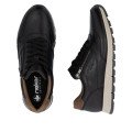 Rieker B0504-00 Men's Leather Sneaker Black