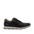 Rieker B0504-00 Men's Leather Sneaker Black