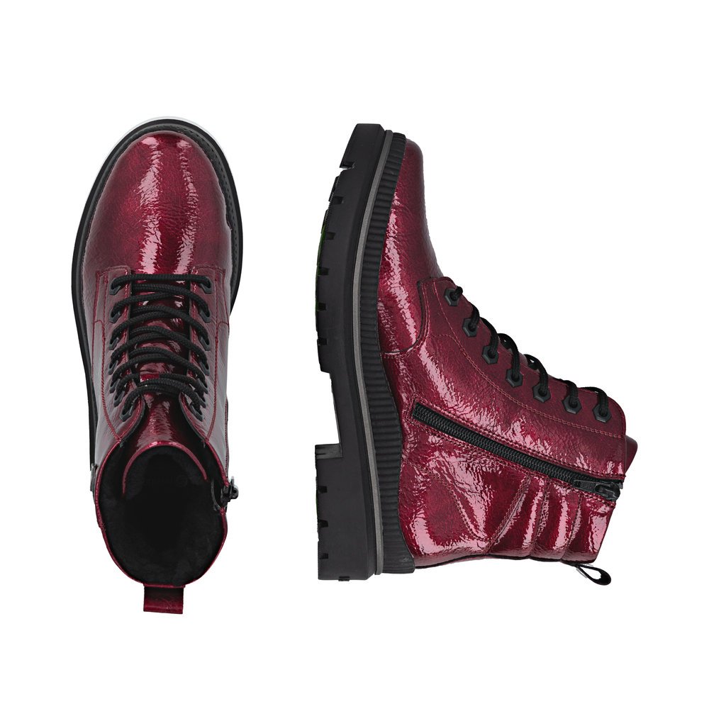 Remonte D0C82-33 Anatomical Bootie Bordeaux