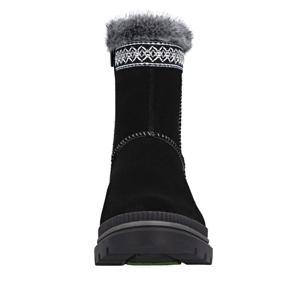 Remonte D0C83-03 Women's Leather Boot Black Remonte D0C83-03 Women's Leather Boot Black