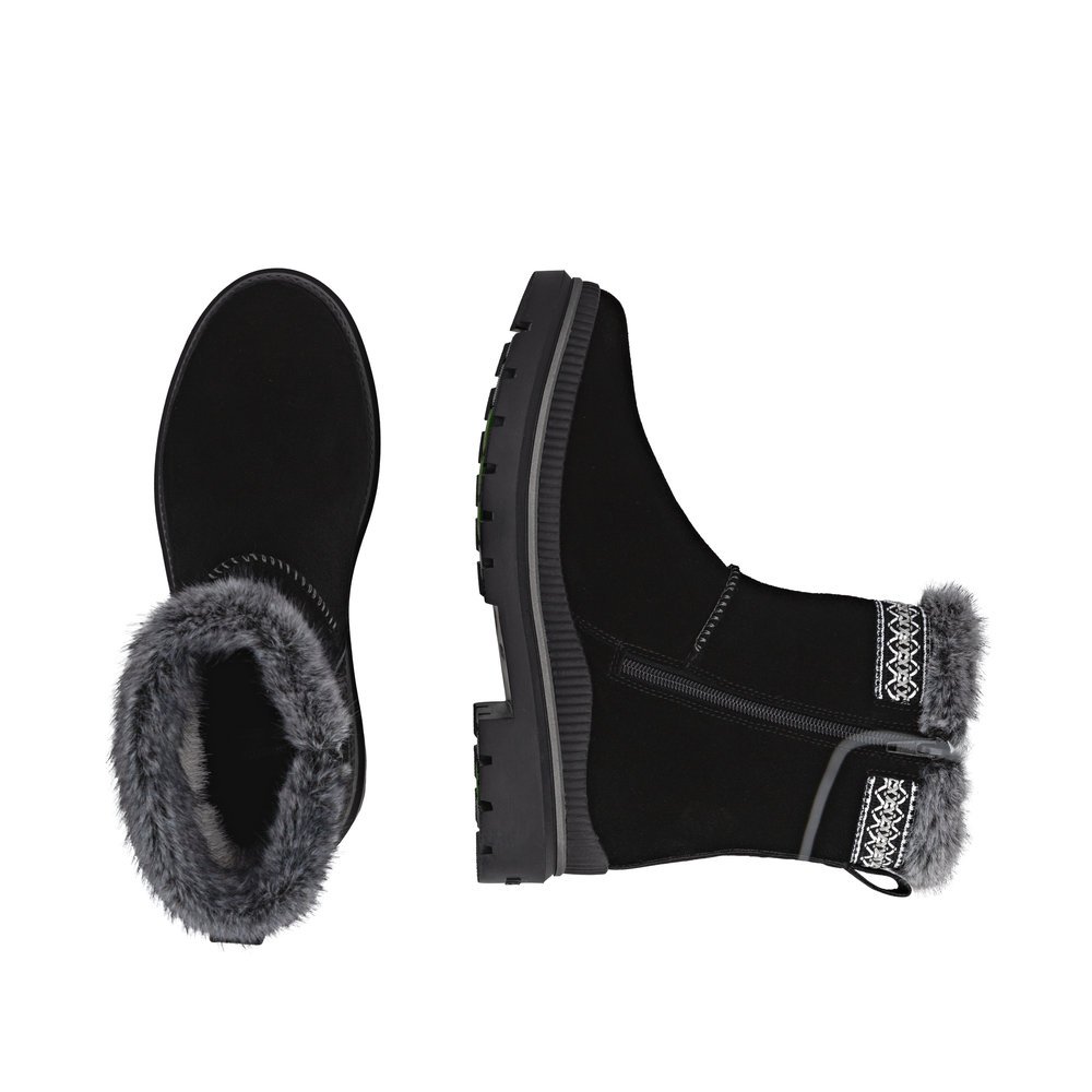 Remonte D0C83-03 Women's Leather Boot Black Remonte D0C83-03 Women's Leather Boot Black