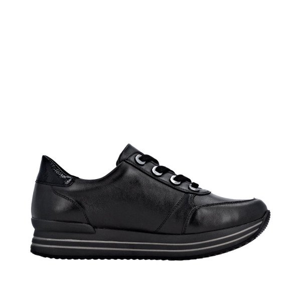 Remonte D1302-00 Anatomical Leather Sneaker Black Remonte D1302-00 Anatomical Leather Sneaker Black