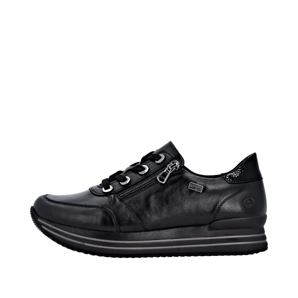 Remonte D1302-00 Anatomical Leather Sneaker Black Remonte D1302-00 Anatomical Leather Sneaker Black