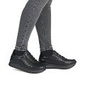 Remonte D1302-00 Anatomical Leather Sneaker Black Remonte D1302-00 Anatomical Leather Sneaker Black