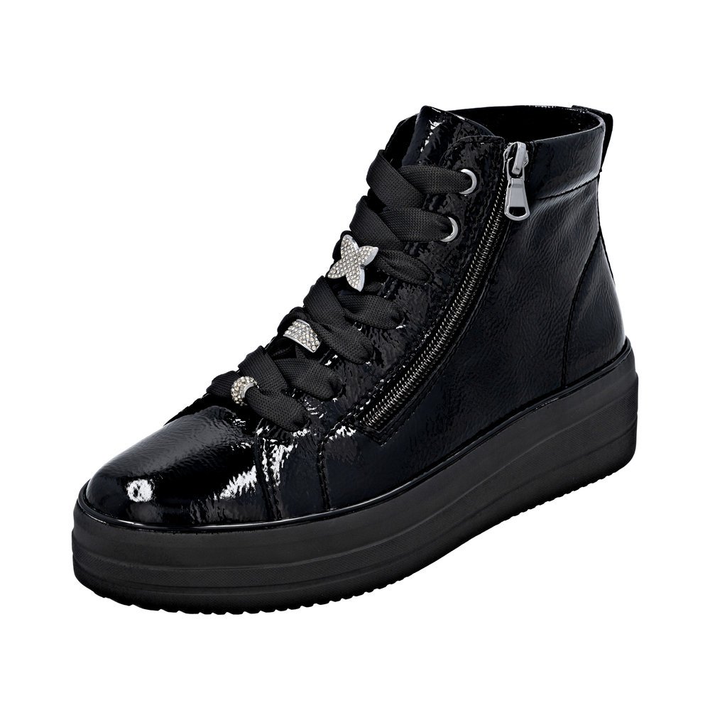 Remonte D1C72-00 Women's Leather Boot Black Remonte D1C72-00 Women's Leather Boot Black