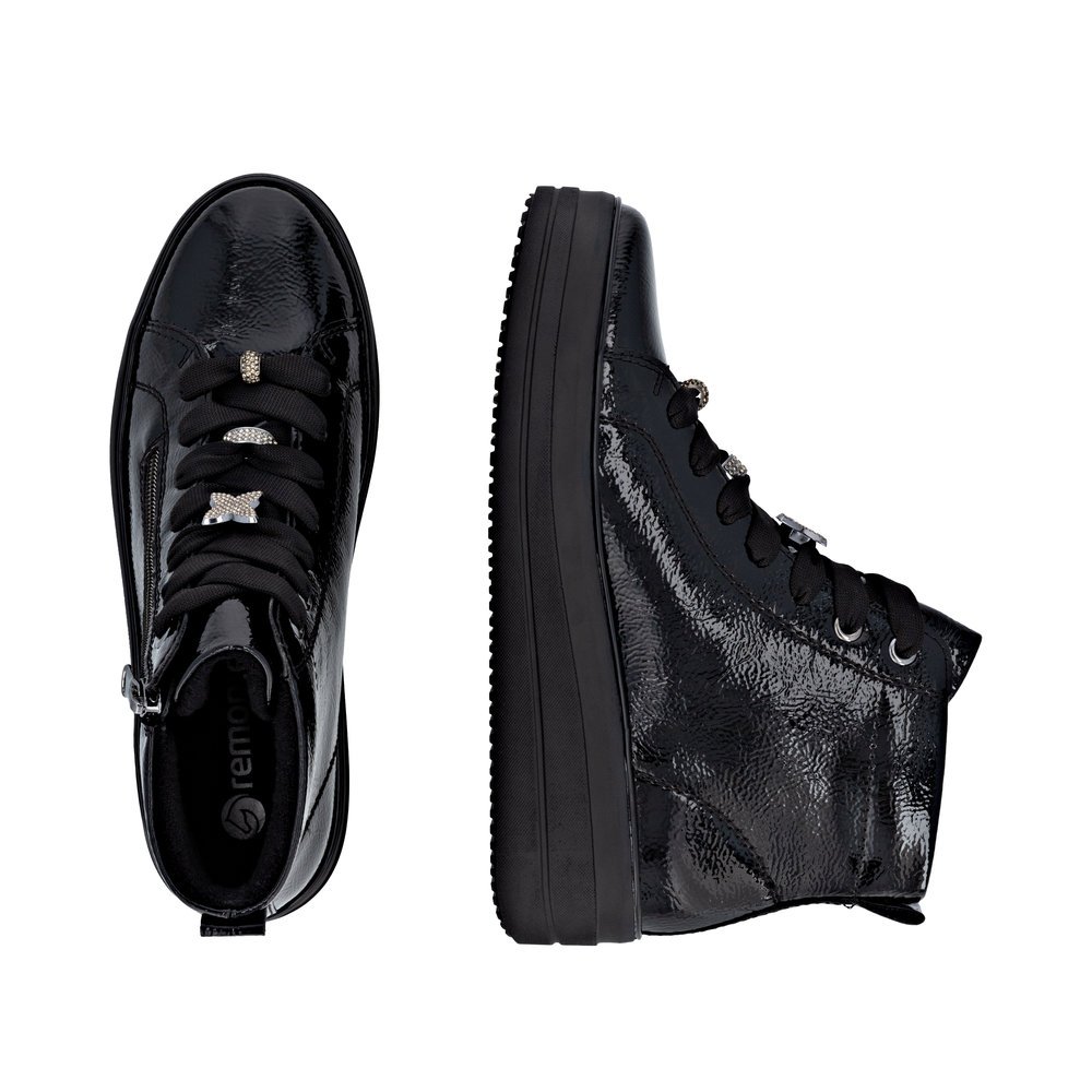 Remonte D1C72-00 Women's Leather Boot Black Remonte D1C72-00 Women's Leather Boot Black