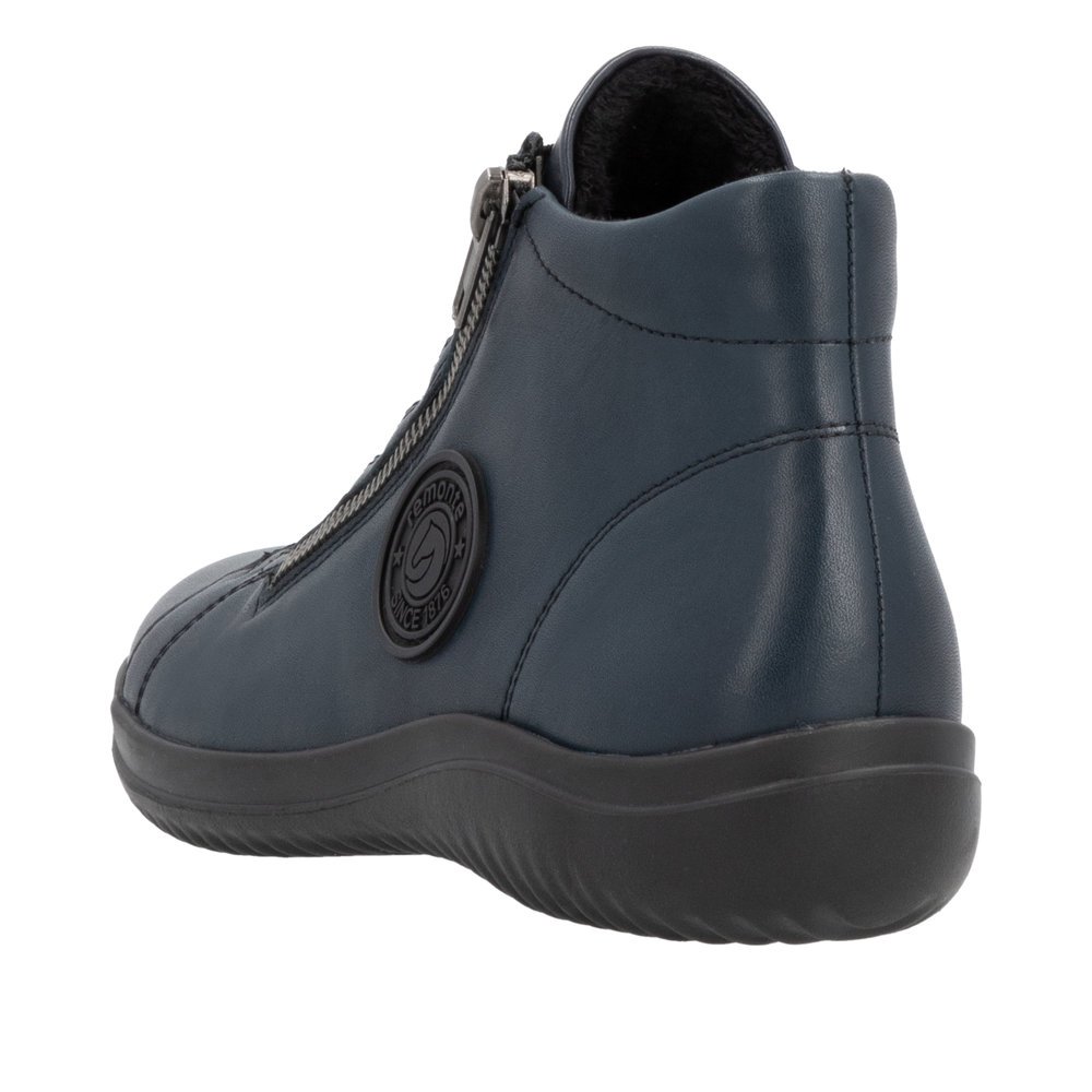Remonte D1E70-14 Anatomical Leather Boot Sneaker Blue