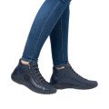 Remonte D1E70-14 Anatomical Leather Boot Sneaker Blue