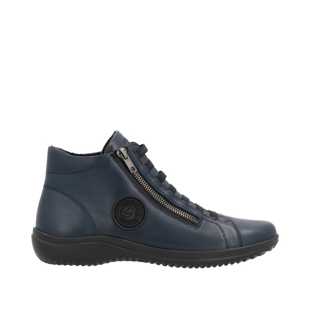 Remonte D1E70-14 Anatomical Leather Boot Sneaker Blue
