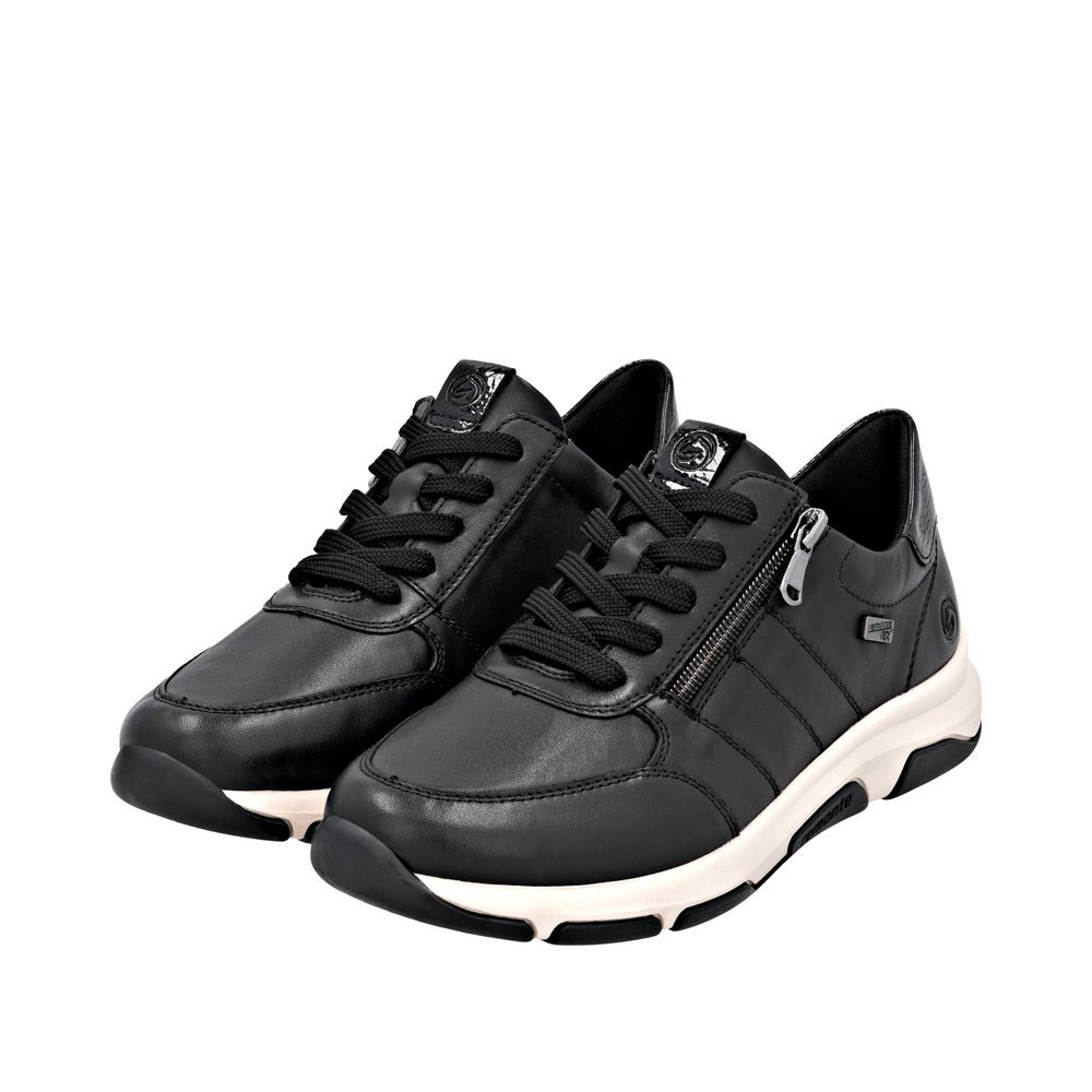 Remonte D1S06-00 Anatomical Leather Sneaker Black