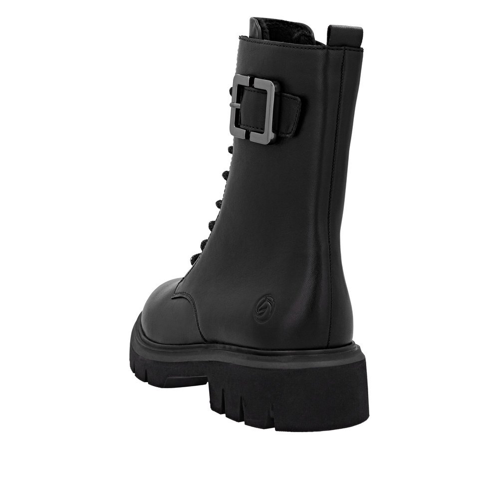 Remonte D1W82-00 Anatomical Leather Boot Black Remonte D1W82-00 Anatomical Leather Boot Black