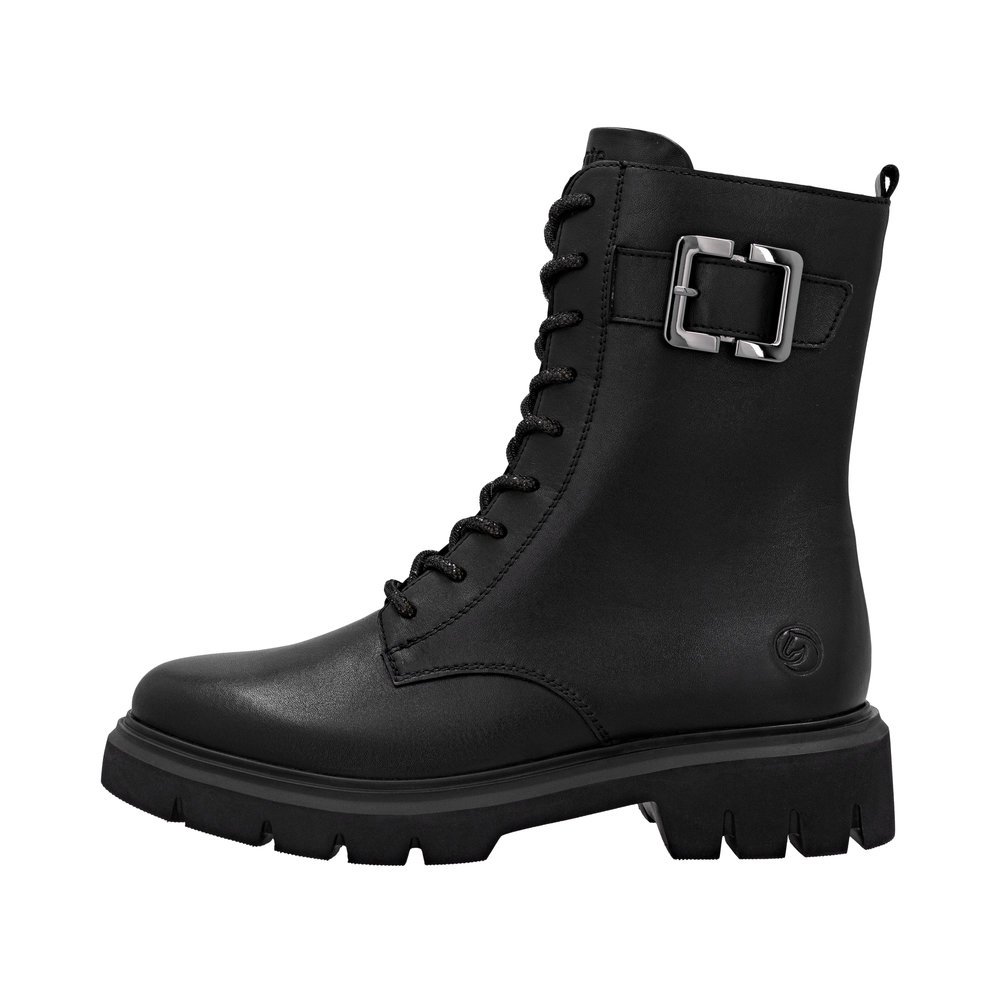 Remonte D1W82-00 Anatomical Leather Boot Black Remonte D1W82-00 Anatomical Leather Boot Black