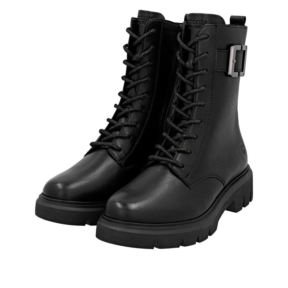 Remonte D1W82-00 Anatomical Leather Boot Black Remonte D1W82-00 Anatomical Leather Boot Black
