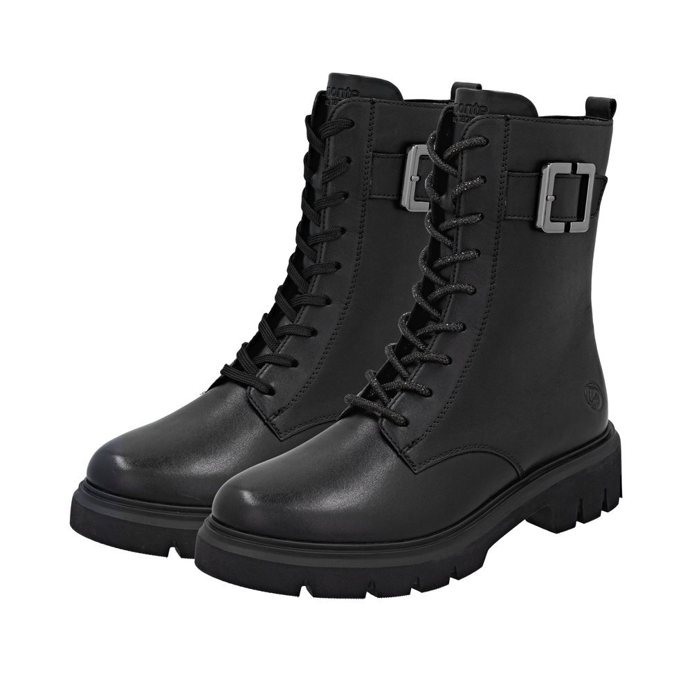 Remonte D1W82-00 Anatomical Leather Boot Black Remonte D1W82-00 Anatomical Leather Boot Black