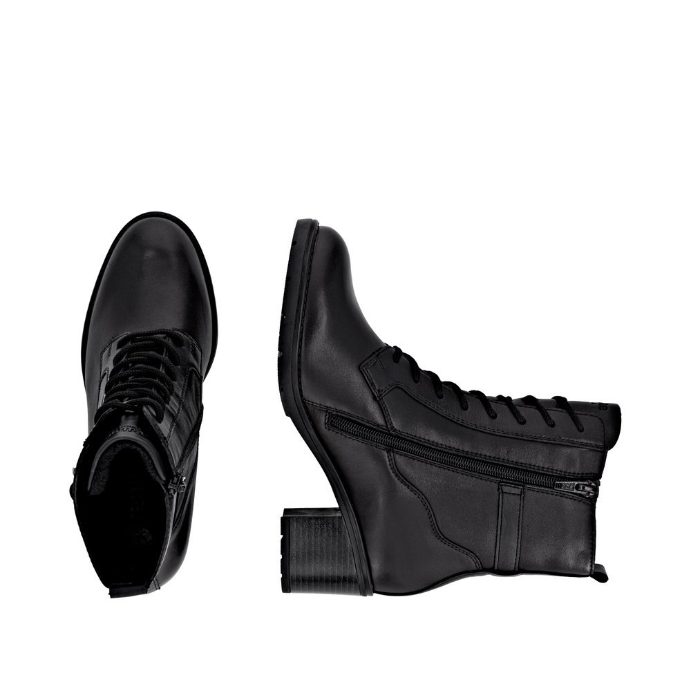 Remonte D2A74-01 Anatomical Leather Boot Black Remonte D2A74-01 Anatomical Leather Boot Black