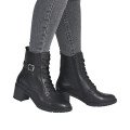 Remonte D2A74-01 Anatomical Leather Boot Black Remonte D2A74-01 Anatomical Leather Boot Black