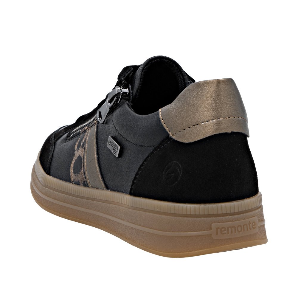 Remonte D2C04-03 Women's Anatomical Leather Sneaker Black Remonte D2C04-03 Women's Anatomical Leather Sneaker Black