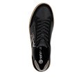 Remonte D2C04-03 Women's Anatomical Leather Sneaker Black Remonte D2C04-03 Women's Anatomical Leather Sneaker Black