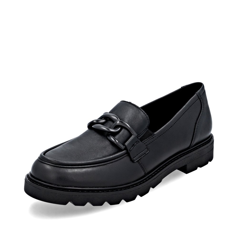 Remonte D2Q01-00 Anatomical Moccasins Black