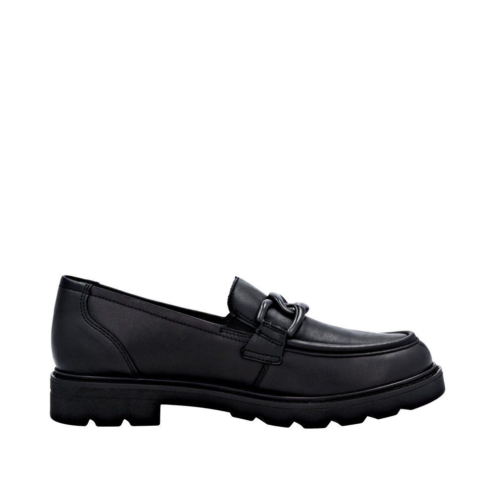Remonte D2Q01-00 Anatomical Moccasins Black