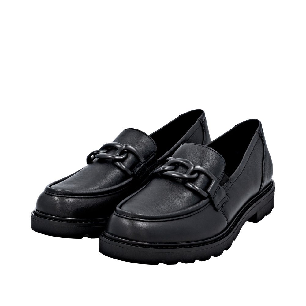 Remonte D2Q01-00 Anatomical Moccasins Black