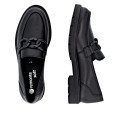 Remonte D2Q01-00 Anatomical Moccasins Black