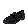 Remonte D2Q01-02 Women's Moccasins Black Remonte D2Q01-02 Women's Moccasins Black