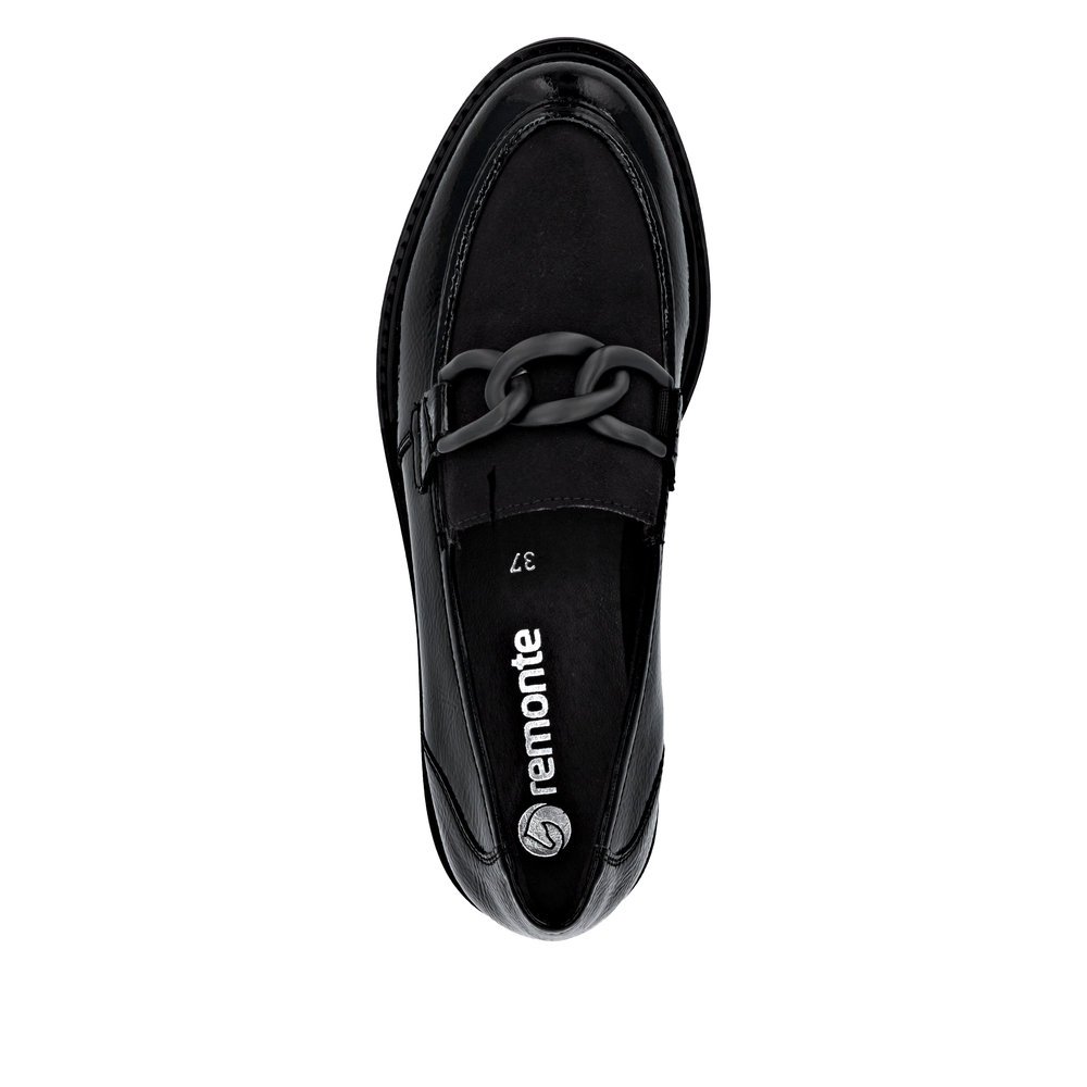 Remonte D2Q01-02 Women's Moccasins Black Remonte D2Q01-02 Women's Moccasins Black
