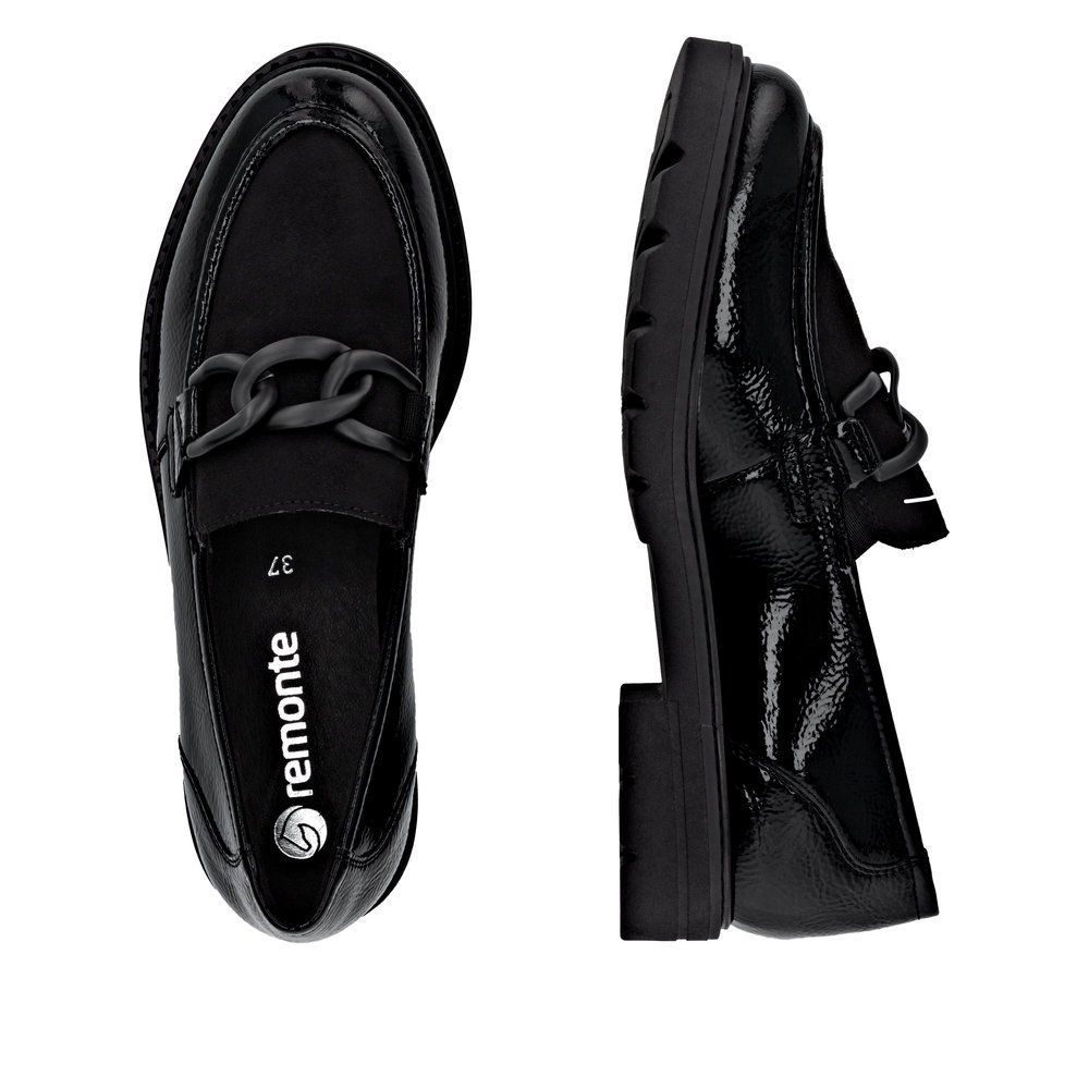 Remonte D2Q01-02 Women's Moccasins Black Remonte D2Q01-02 Women's Moccasins Black