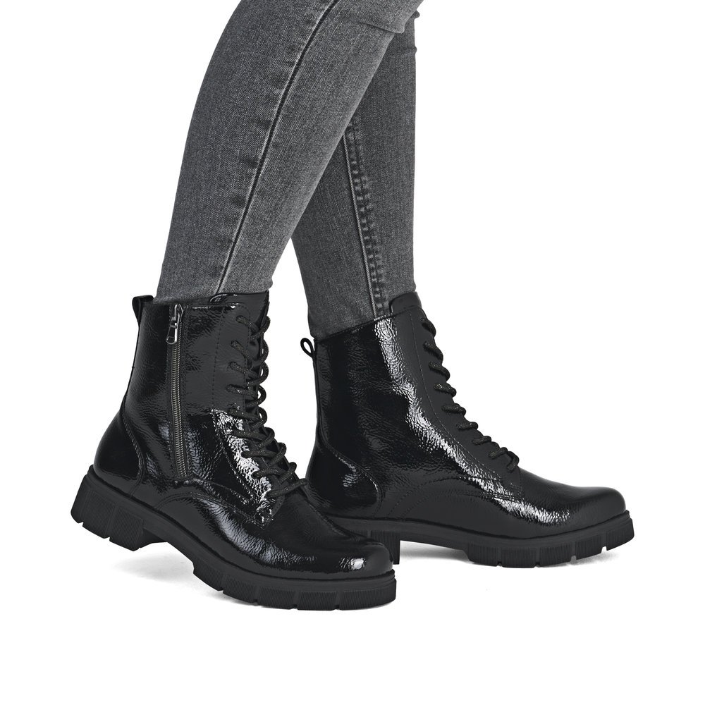 Remonte D2S72-02 Anatomical Boot Black
