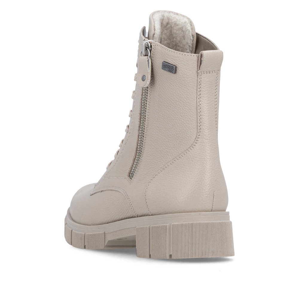 Remonte D2S72-60 Anatomical Leather Boot Beige