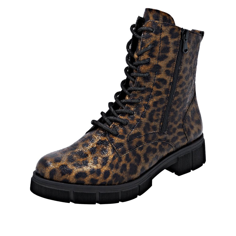 Remonte D2S72-90 Anatomical Boot Leopard