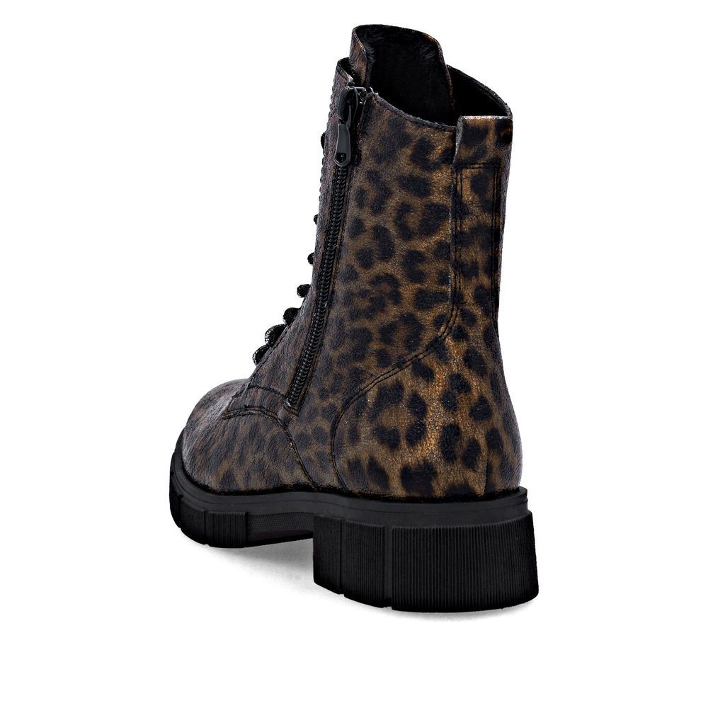 Remonte D2S72-90 Anatomical Boot Leopard