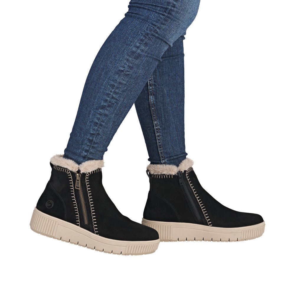 Remonte D3B70-03 Women's Anatomic Boot Black Remonte D3B70-03 Women's Anatomic Boot Black