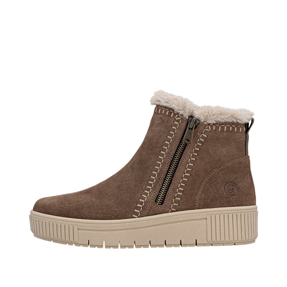 Remonte D3B70-20 Women's Leather Anatomic Boot Brown