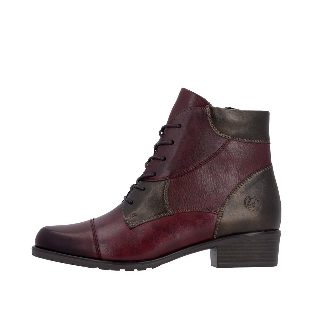 Remonte D6882-35 Anatomical Leather Boot Bordeaux