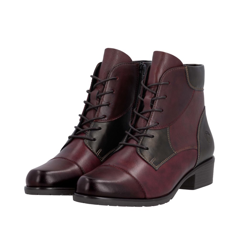 Remonte D6882-35 Anatomical Leather Boot Bordeaux