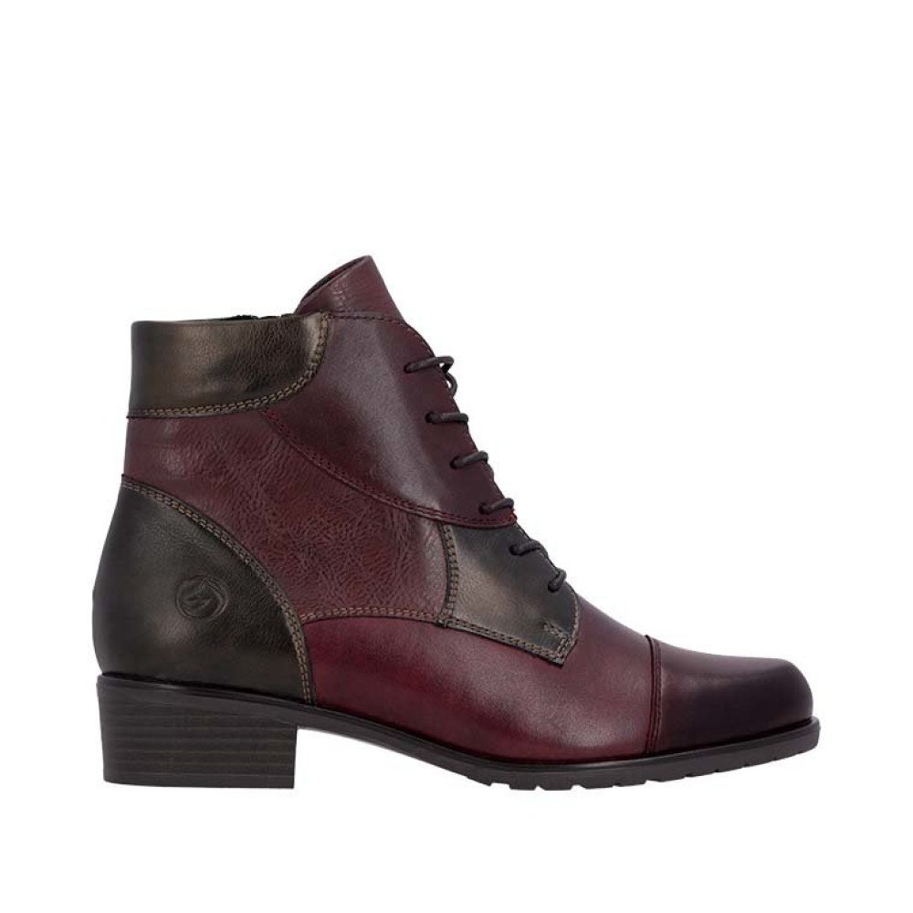 Remonte D6882-35 Anatomical Leather Boot Bordeaux