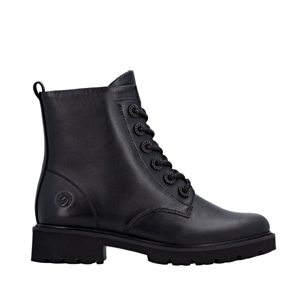 Rieker D8653-00 Women's Anatomical Leather Boot Black Rieker D8653-00 Women's Anatomical Leather Boot Black