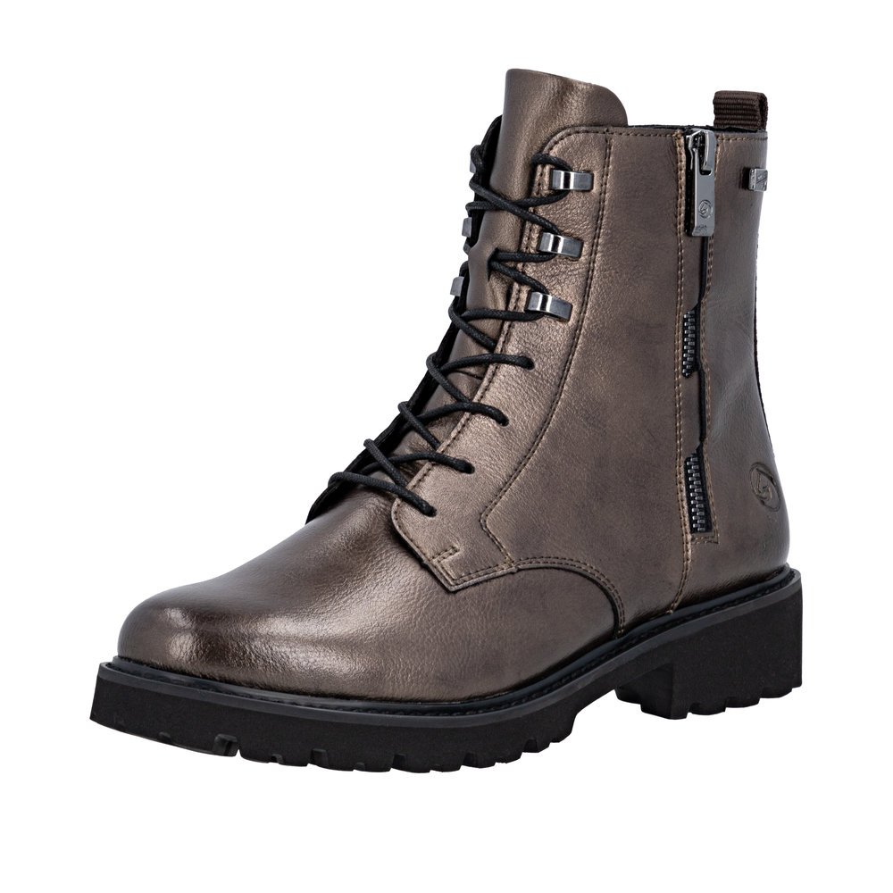 Remonte D8656-90 Anatomical Leather Boot Bronze