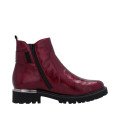 Remonte D8684-33 Anatomical Leather Boot Red Remonte D8684-33 Anatomical Leather Boot Red