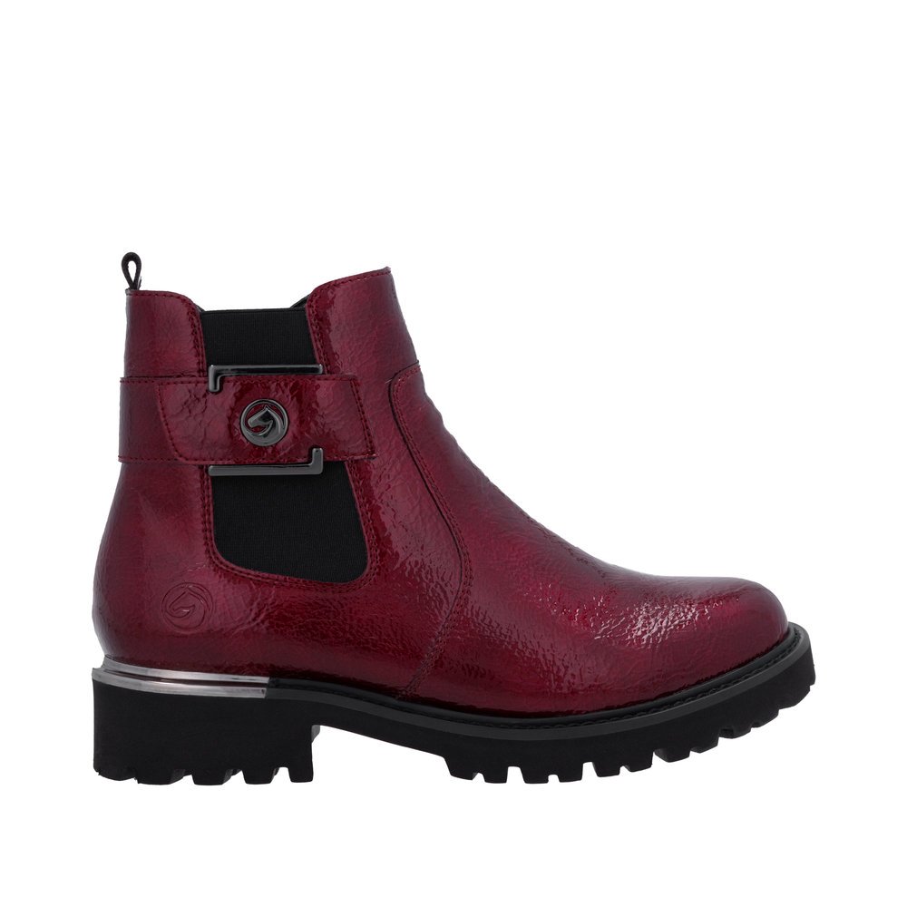 Remonte D8684-33 Anatomical Leather Boot Red Remonte D8684-33 Anatomical Leather Boot Red